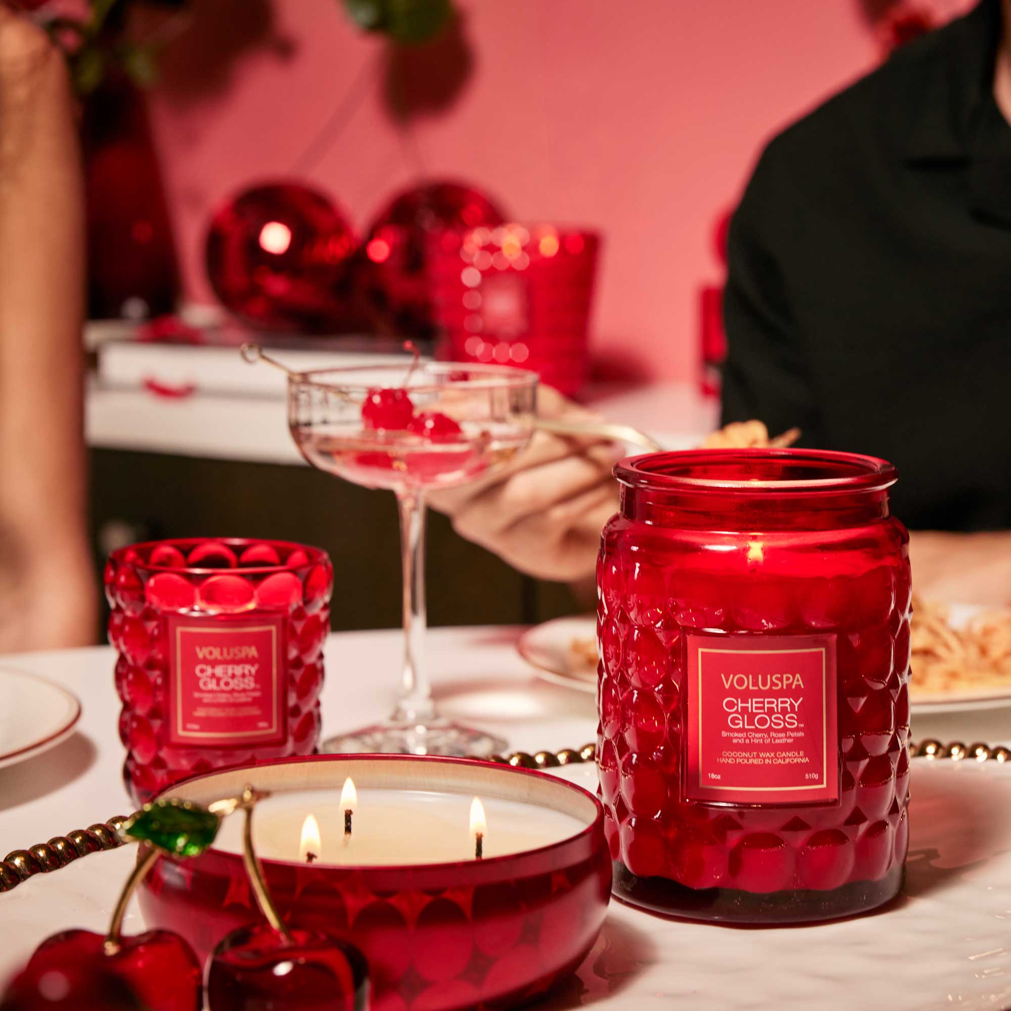 Cherry Gloss - Large Jar Candle - Image 3