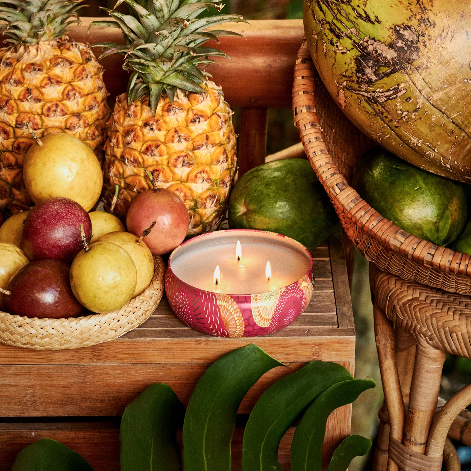 Nāpali Passion Fruit - 3 Wick Tin Candle - Image 3