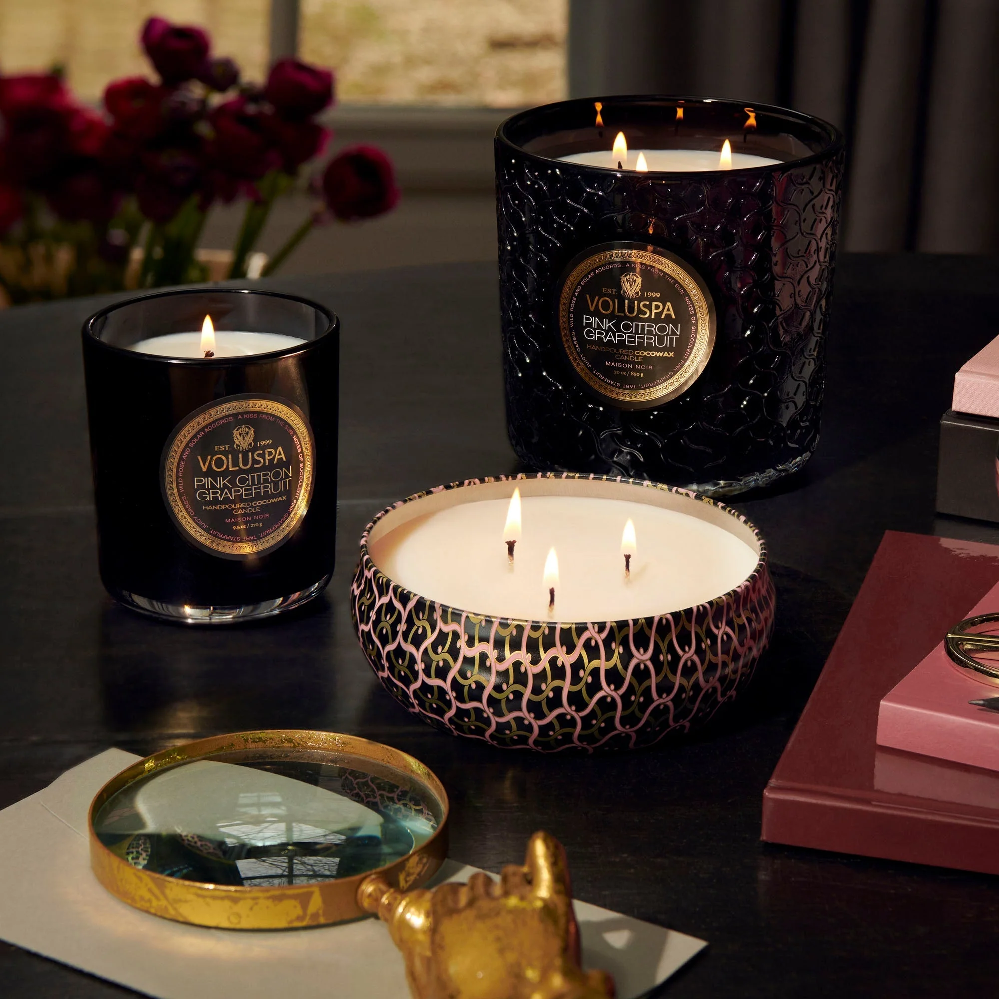 Pink Citron Grapefruit - Luxe Candle - Image 3