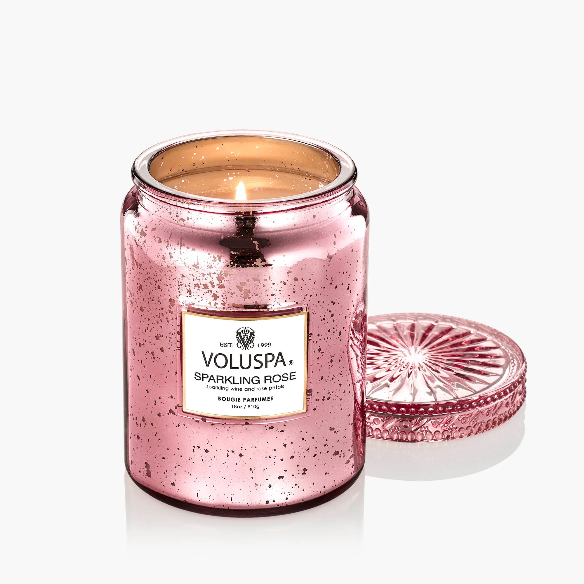 Sparkling Rose - Large Jar Candle - Image 4