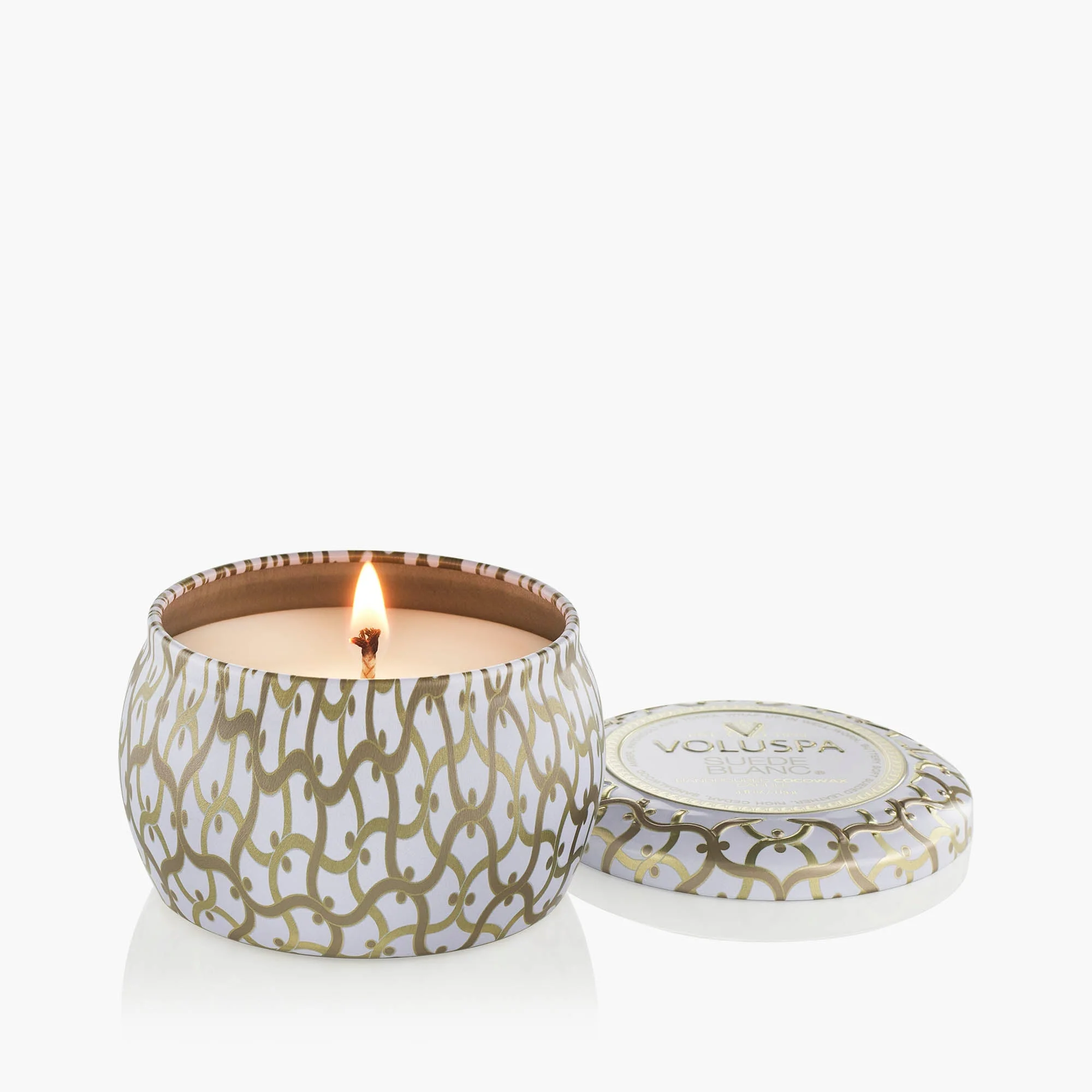 Suede Blanc - Mini Tin Candle - Image 3