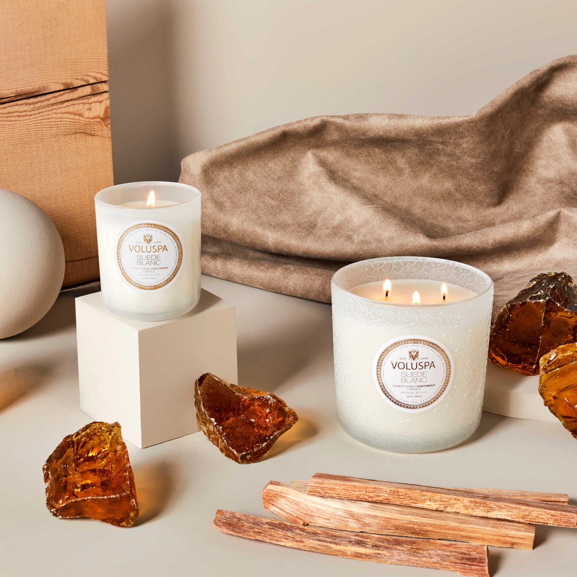 Suede Blanc - Petite Jar Candle - Image 4